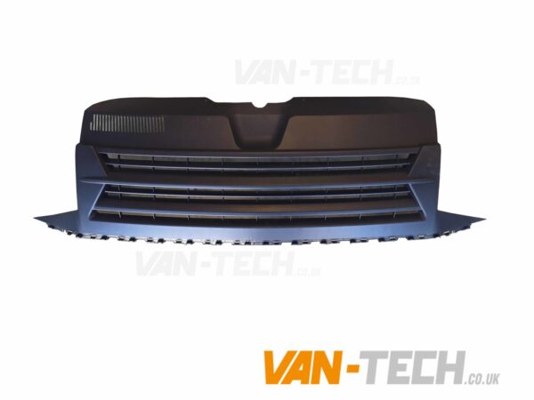 VW Transporter T6 Grille Matte Black Badgeless