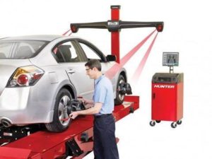 Van Tracking Hunter Hawkeye 4 Wheel Alignment by Van-Tech