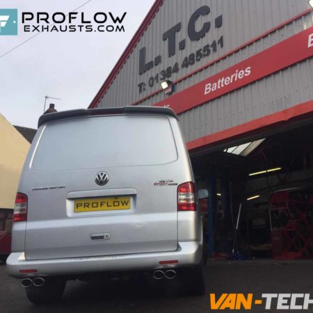 Proflow Custom Stainless Steel Exhaust VW Transporter T5