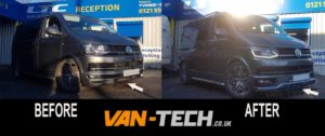 VW Transporter T6 Accessories Sportline Bumper and Splitter