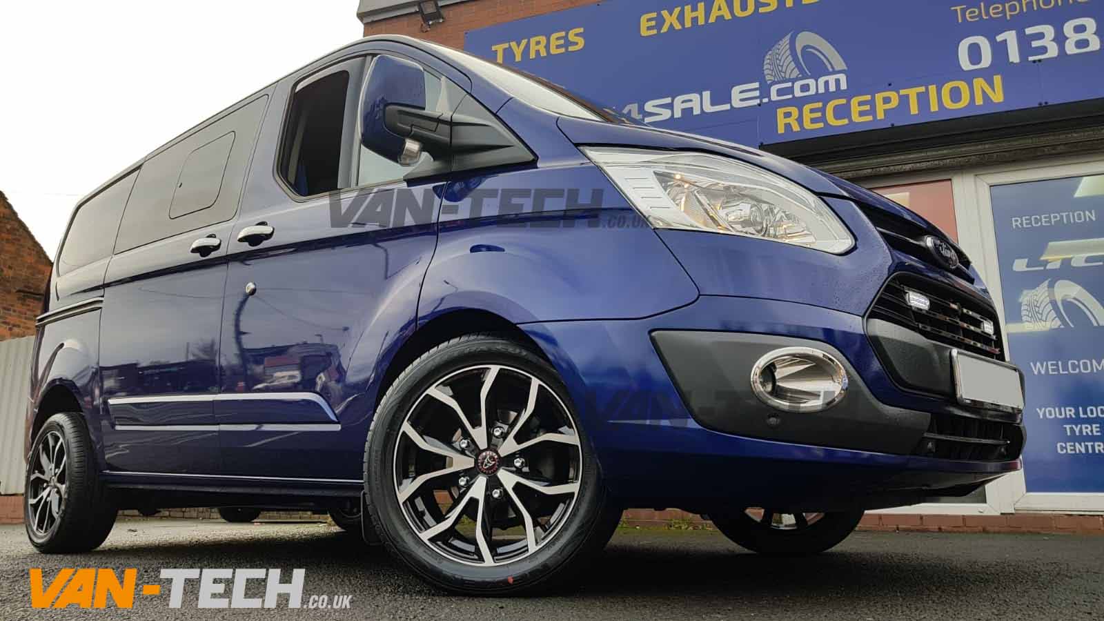 Ford Transit Custom Accessories Side Bars and Alloy Wheels