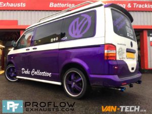 VW Transporter T5 Custom Stainless Steel Exhaust Dual Exit