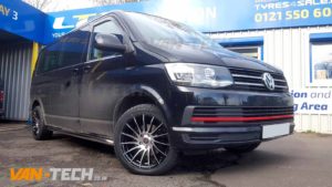 VW Transporter T6 fitted with lots of Van-Tech Accessories