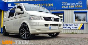 VW T5 Accessories Alloy Wheels, Lowering Kit and Side Bars