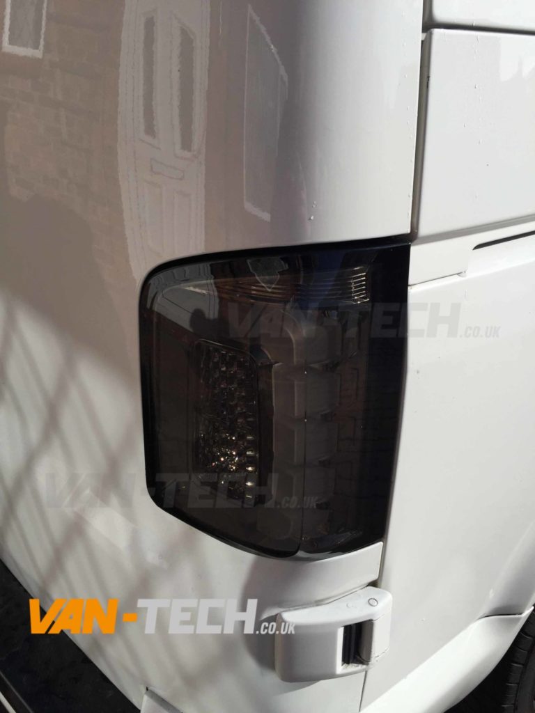 VW T5.1 T6 LED Smoked Barn Door Replacement Rear Lights VanTech