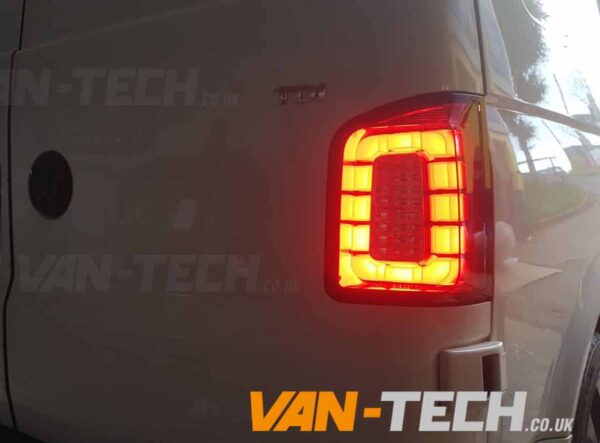 VW T5.1 T6 LED Smoked Barn Door Replacement Rear Lights