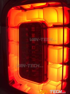 VW T5.1 T6 LED Smoked Barn Door Replacement Rear Lights