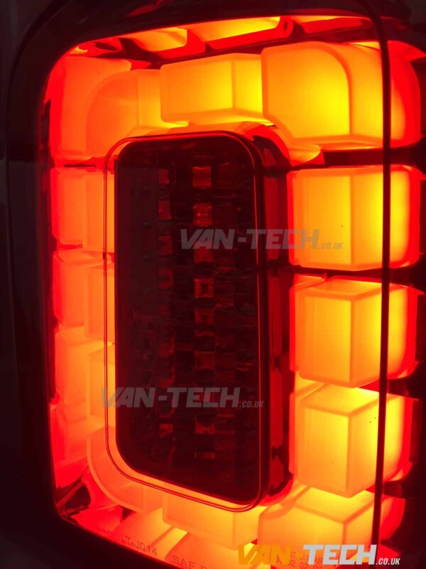 VW T5.1 T6 LED Smoked Barn Door Replacement Rear Lights