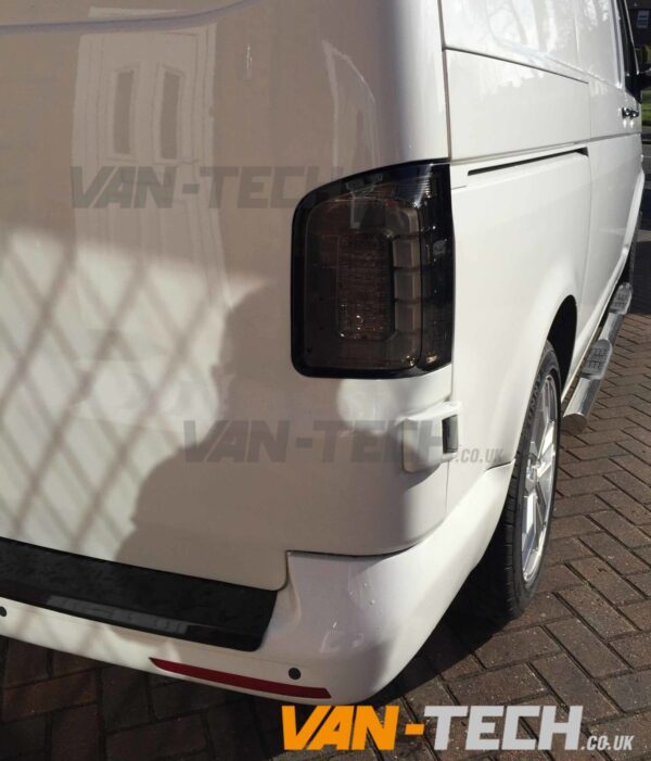 VW T5.1 T6 LED Smoked Barn Door Replacement Rear Lights