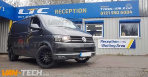 VW Transporter T6 fitted with Calibre Altus Alloy Wheels