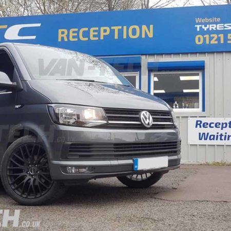 VW Transporter T6 fitted with Calibre Altus Alloy Wheels