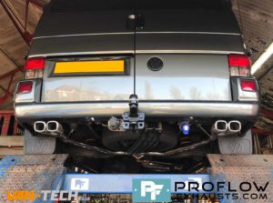 Proflow Custom VW T4 Exhaust Dual Exit Twin Tailpipes