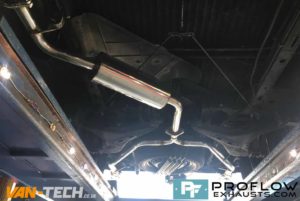 Proflow Custom VW T4 Exhaust Dual Exit Twin Tailpipes