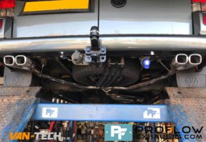 Proflow Custom VW T4 Exhaust Dual Exit Twin Tailpipes