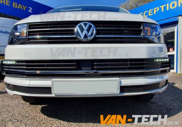 VW T6 DRL's Side Bars Wind Deflectors and Bumper Trim