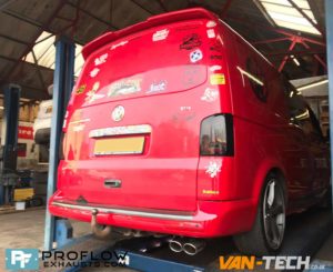 Custom Stainless Steel Exhaust for VW Transporter T5