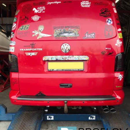 Custom Stainless Steel Exhaust for VW Transporter T5