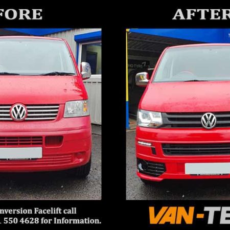 VW T5 to T5.1 Transporter Front Sportline Conversion