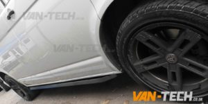 VW T5 T5.1 T6 Sportline Black Side Bars Angular Style