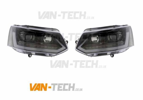 Light Bar Headlights Dynamic Indicators