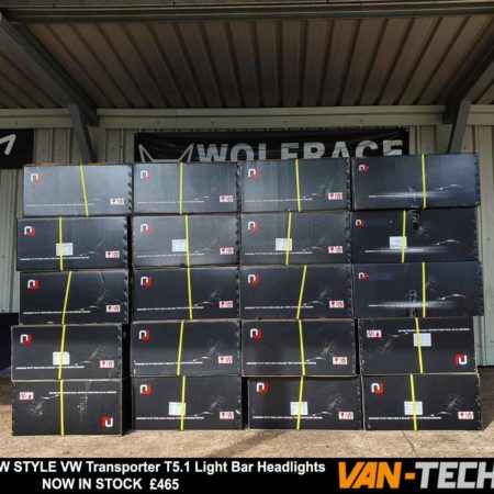 STOCK DELIVERY Light Bar Headlights with Dynamic Indicators for VW T5.1