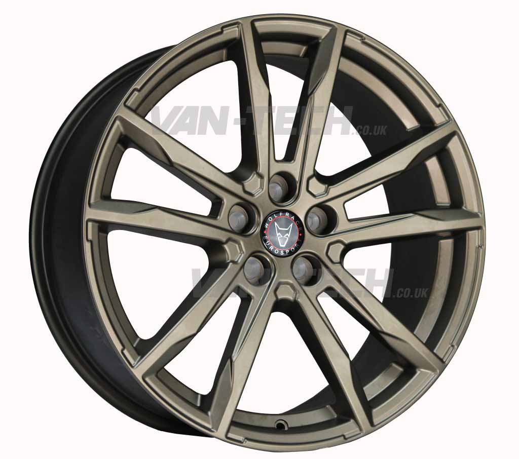 VW T5 T5.1 T6 Wolfrace Dortmund 20" Alloy Wheels Bronze