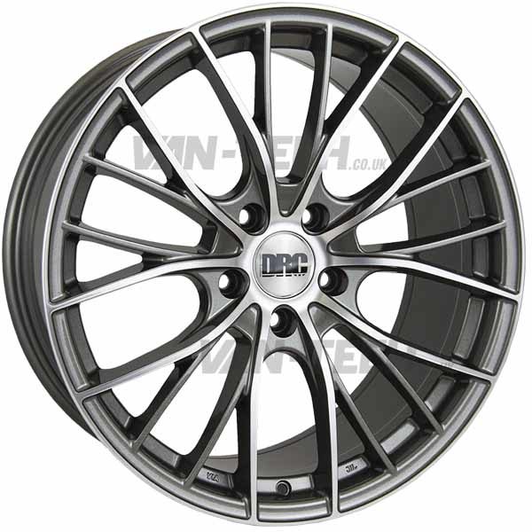 VW T5 T5.1 T6 DRC DMM Alloy Wheels 19″ Gun Metal / Polished