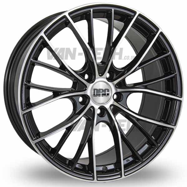 VW T5 T5.1 T6 DRC DMM Alloy Wheels 19″ Black / Polished