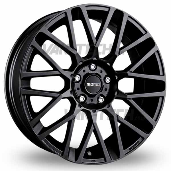 VW T5 T5.1 T6 Momo Revenge Alloy Wheels 20" Matte Black