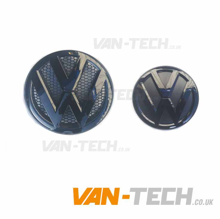 VW T5 Emblem Front in schwarz matt - Exclusiv veredelte Embleme