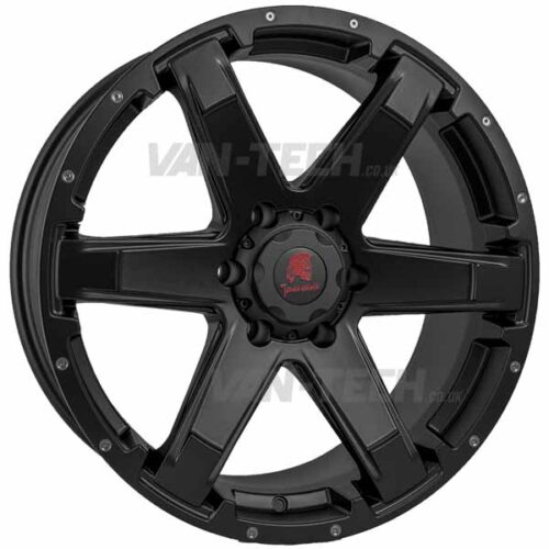 VW T5 T5.1 T6 Tomahawk Chinook Alloy Wheels 20" Matte Black