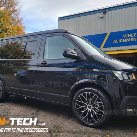 VW Transporter T6.1 Alloy Wheels Wolfrace Wolfsburg 20″ and Tyres