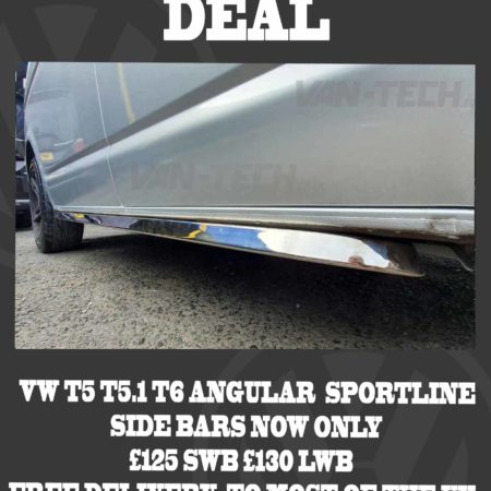 BLACK FRIDAY DEAL VW T5 T5.1 T6 Sportline Side Bars