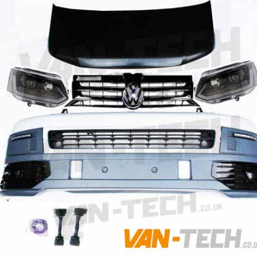 VW T5 to T5.1 Front End Conversion kit new style Lightbar Headlights