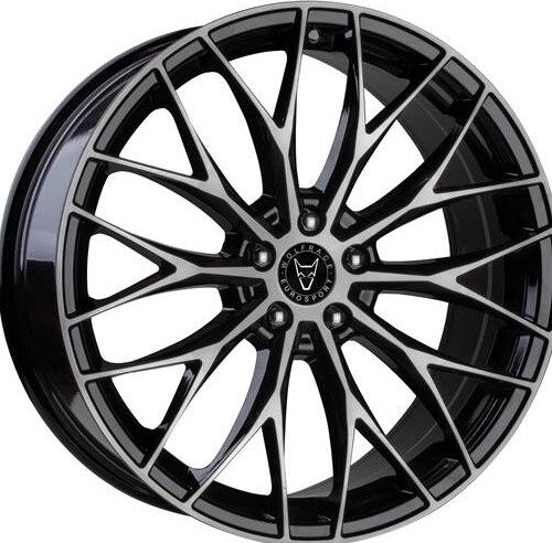 VW T5 T5.1 T6 Wolfrace Wolfsburg 20" Alloy Wheels Black / Polished