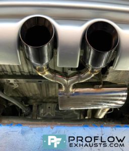 Proflow Exhausts VW Caddy Van Custom Back Box with Twin Tailpipe