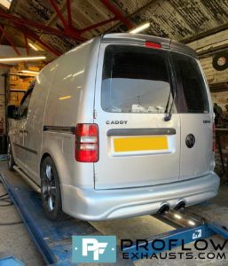 Proflow Exhausts VW Caddy Van Custom Back Box with Twin Tailpipe