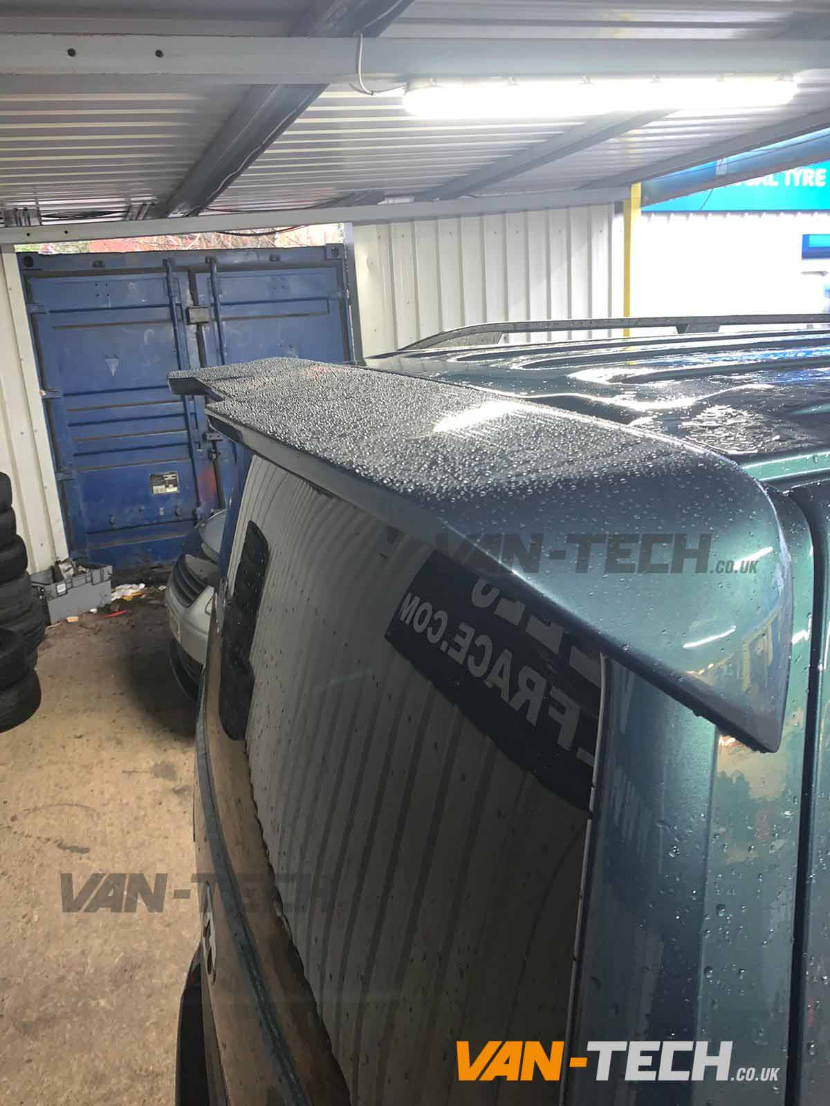 VW Transporter T6 Tailgate Spoiler supplied and fitted