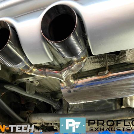 Proflow Exhausts VW Caddy Van Custom Back Box with Twin Tailpipe