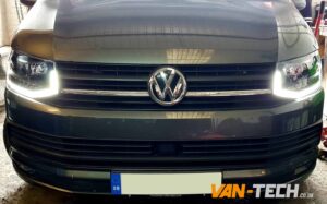 VW T6 LED DRL Light Bar Headlights Dynamic Indicators Flowing Sequential