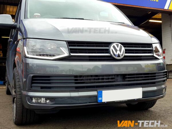 VW T6 LED DRL Light Bar Headlights Dynamic Indicators Flowing Sequential