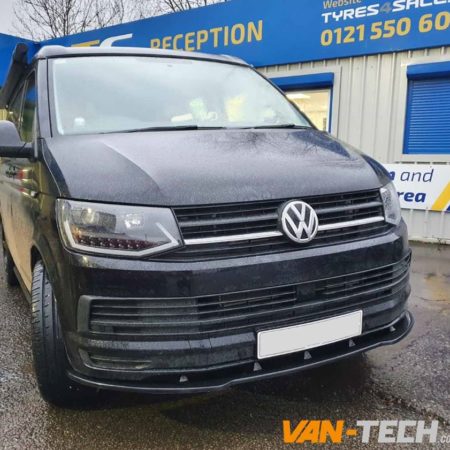 VW Transporter T6 Angular Black Side Bars, LED DRL Light Bar Headlights and more!
