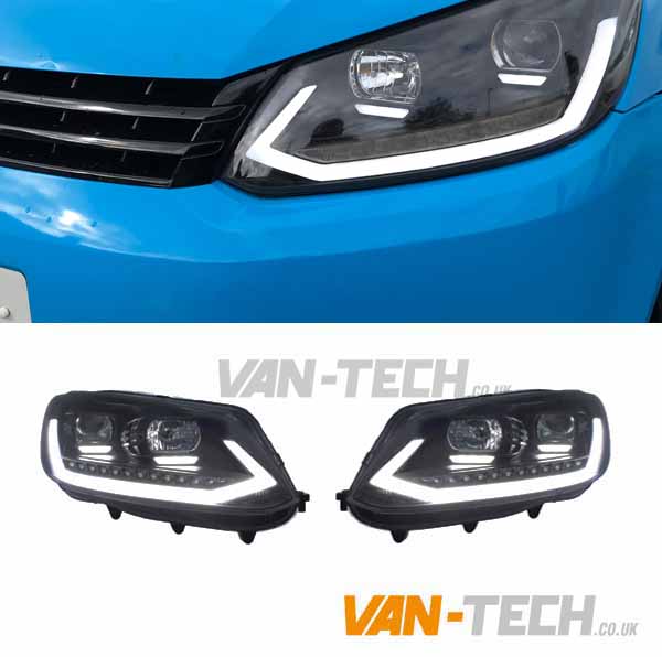 VW Caddy Light Bar Headlights LED DRL Dynamic Indicators