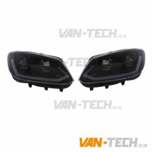 VW Caddy Light Bar Headlights LED DRL Dynamic Indicators