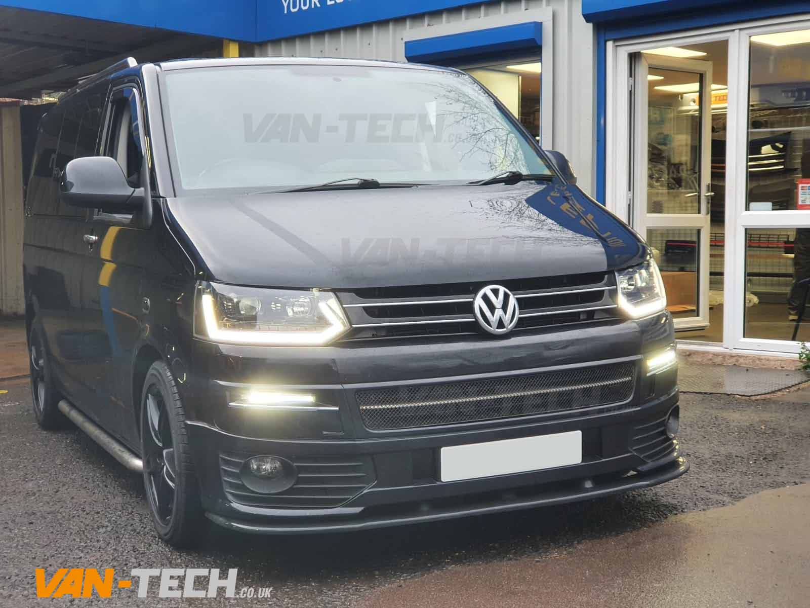 VW Transporter T5.1 fitted with our new Rear Bumper Styling kit and