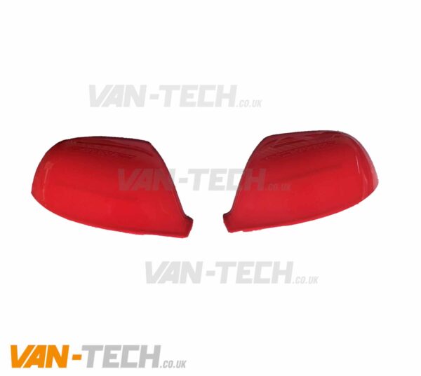 VW T5.1 Wing Mirror Covers Red, Black, White and Carbon Fibre