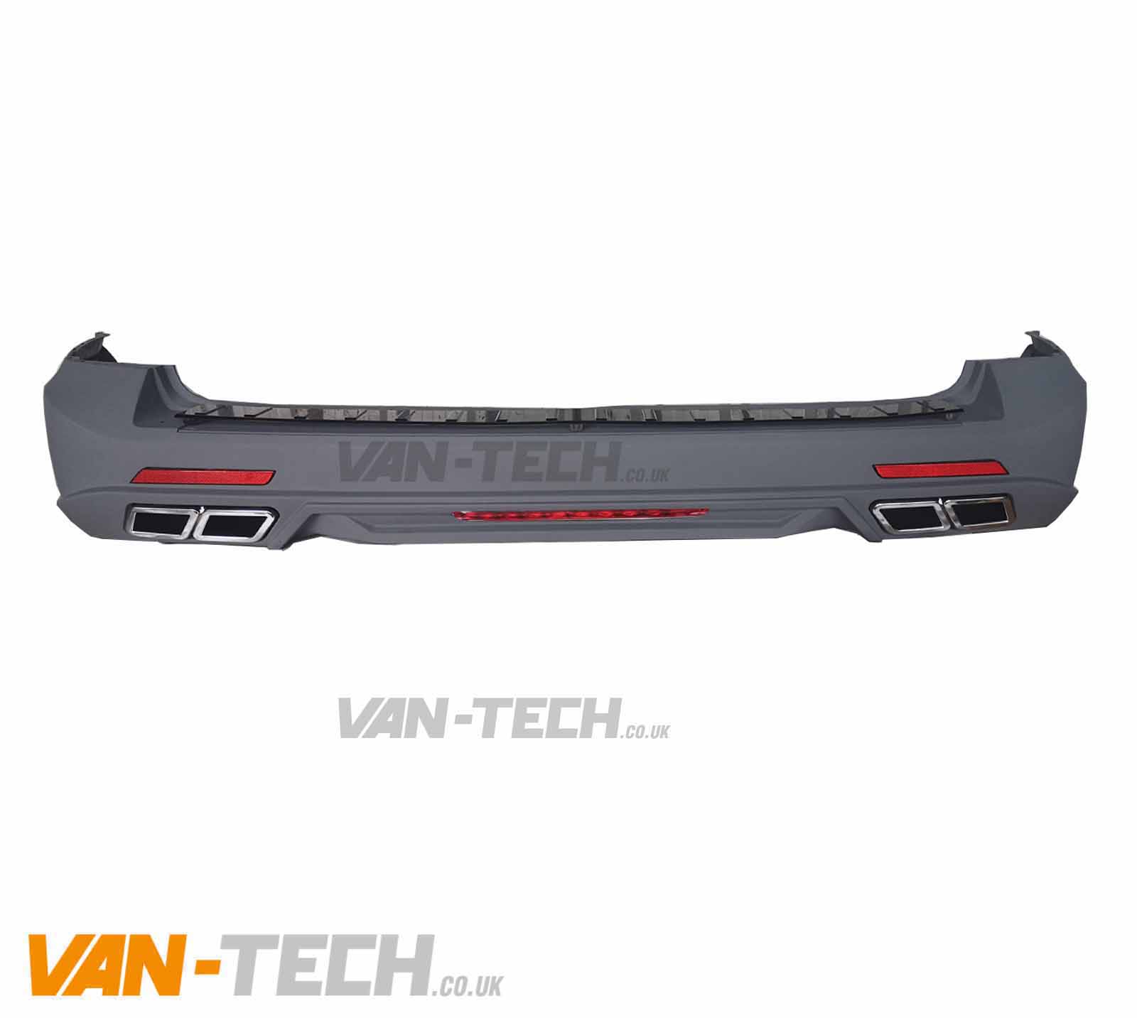 thumbnail interactive-video image 1 of LST Front Right Bumper Protection Strip Trim For VW T5 - Anthracite Textured Plastic 1 of 2