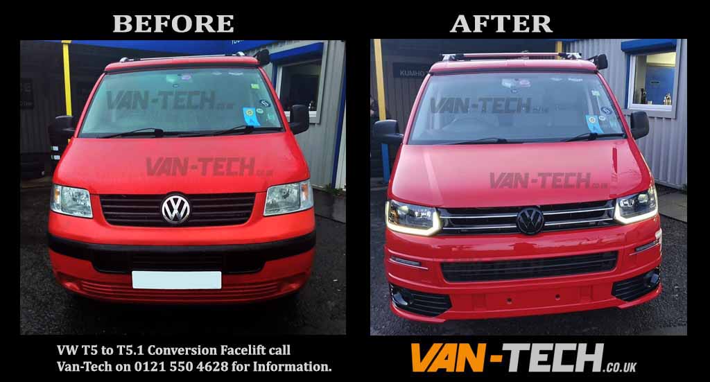 VW T5 to T5.1 Transporter Front End Conversion kit