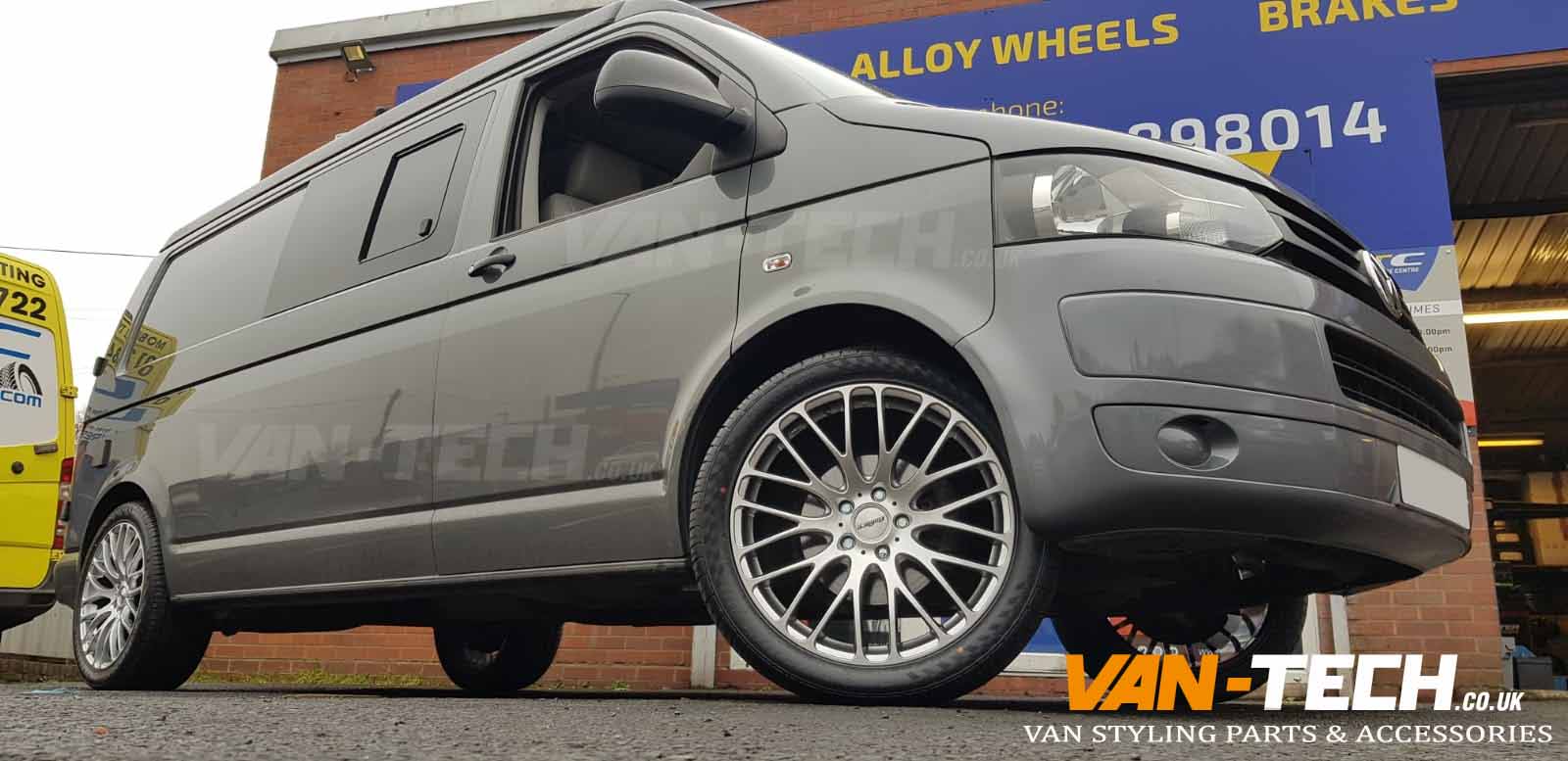 VW T5.1 Calibre Altus Alloy Wheels 20″ Hyper Silver