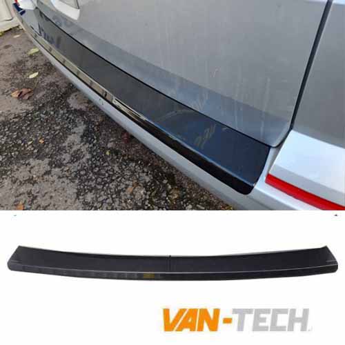 VW T6 T6.1 Rear Bumper Protector GLOSS BLACK Tailgate